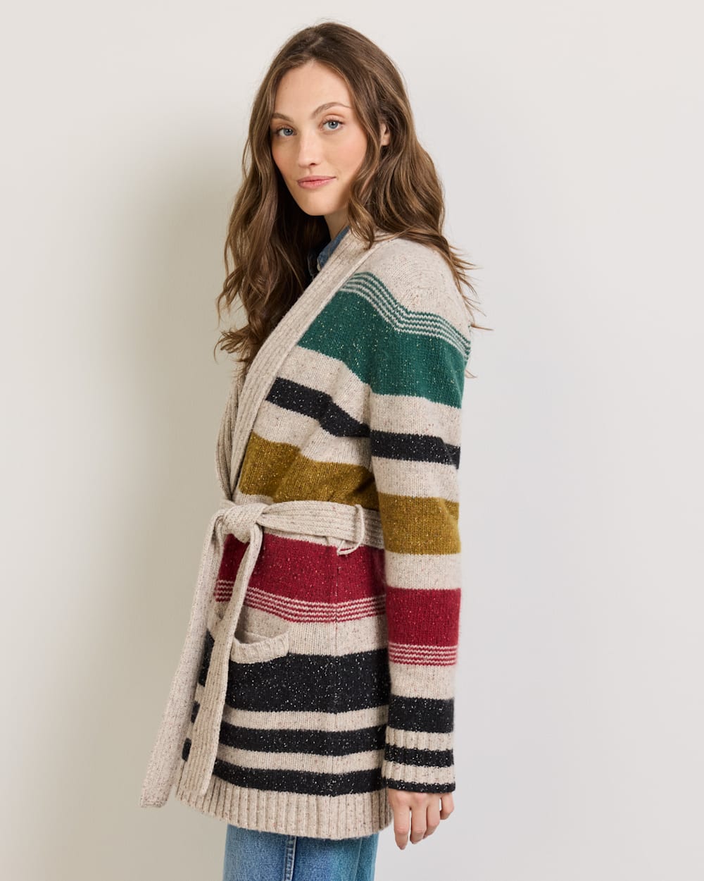 PENDLETON WOMEN'S CAMP STRIPE CARDIGAN