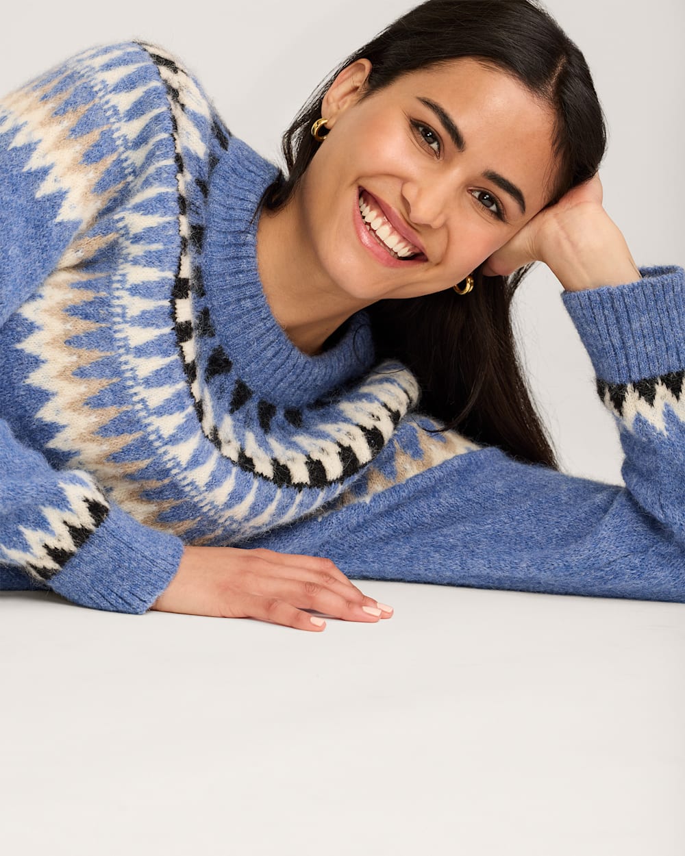 PENDLETON WOMEN'S OVERSIZED ALPACA FAIR ISLE SWEATER