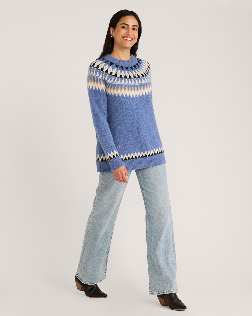 PENDLETON WOMEN'S OVERSIZED ALPACA FAIR ISLE SWEATER