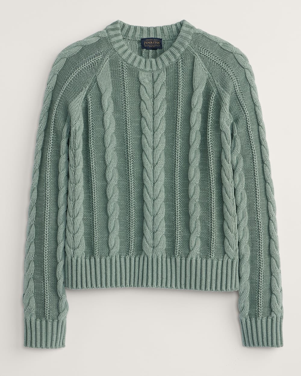 PENDLETON WOMEN'S COTTON CABLE SWEATER