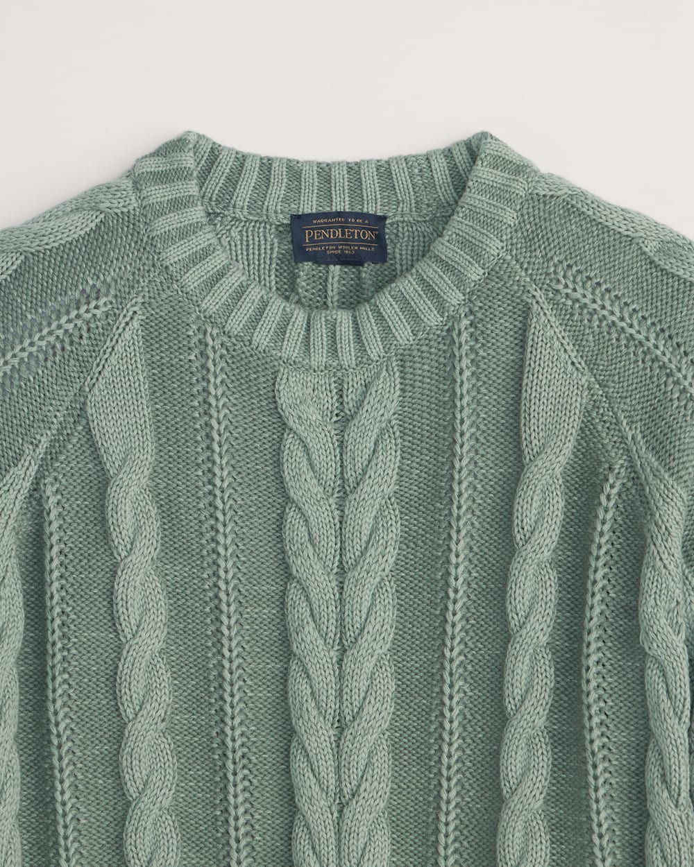 PENDLETON WOMEN'S COTTON CABLE SWEATER