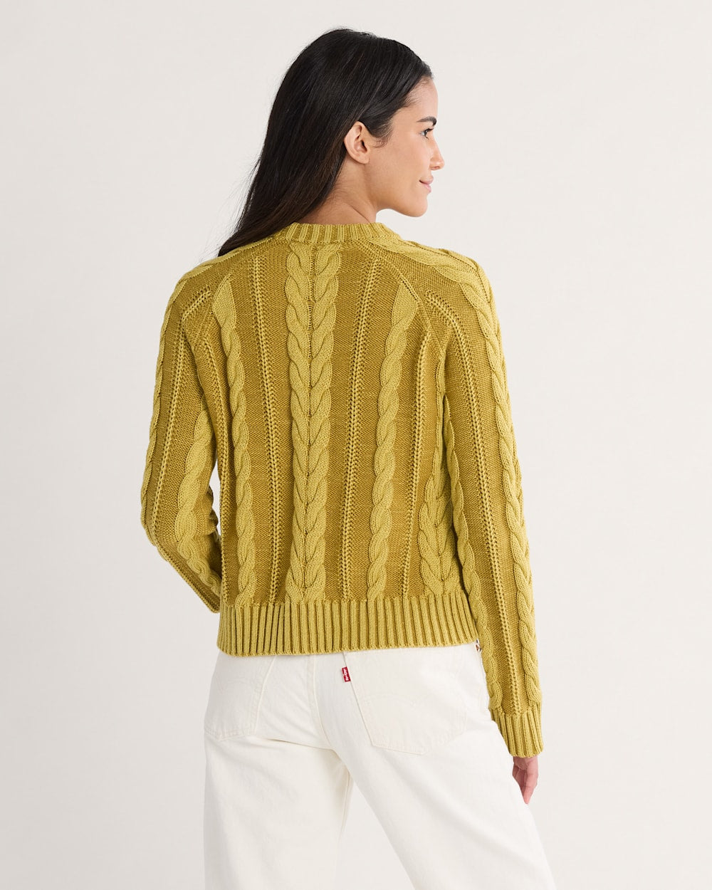 PENDLETON WOMEN'S COTTON CABLE SWEATER