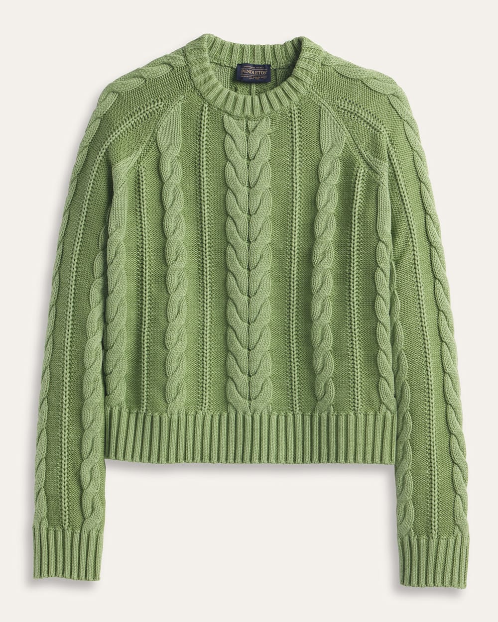 PENDLETON WOMEN'S COTTON CABLE SWEATER