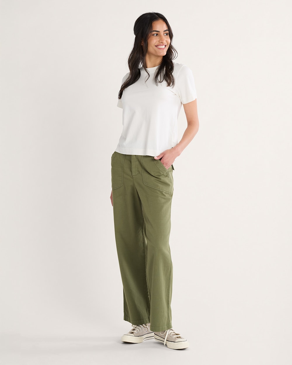 PENDLETON WOMEN'S UTILITY COTTON/LINEN PANTS