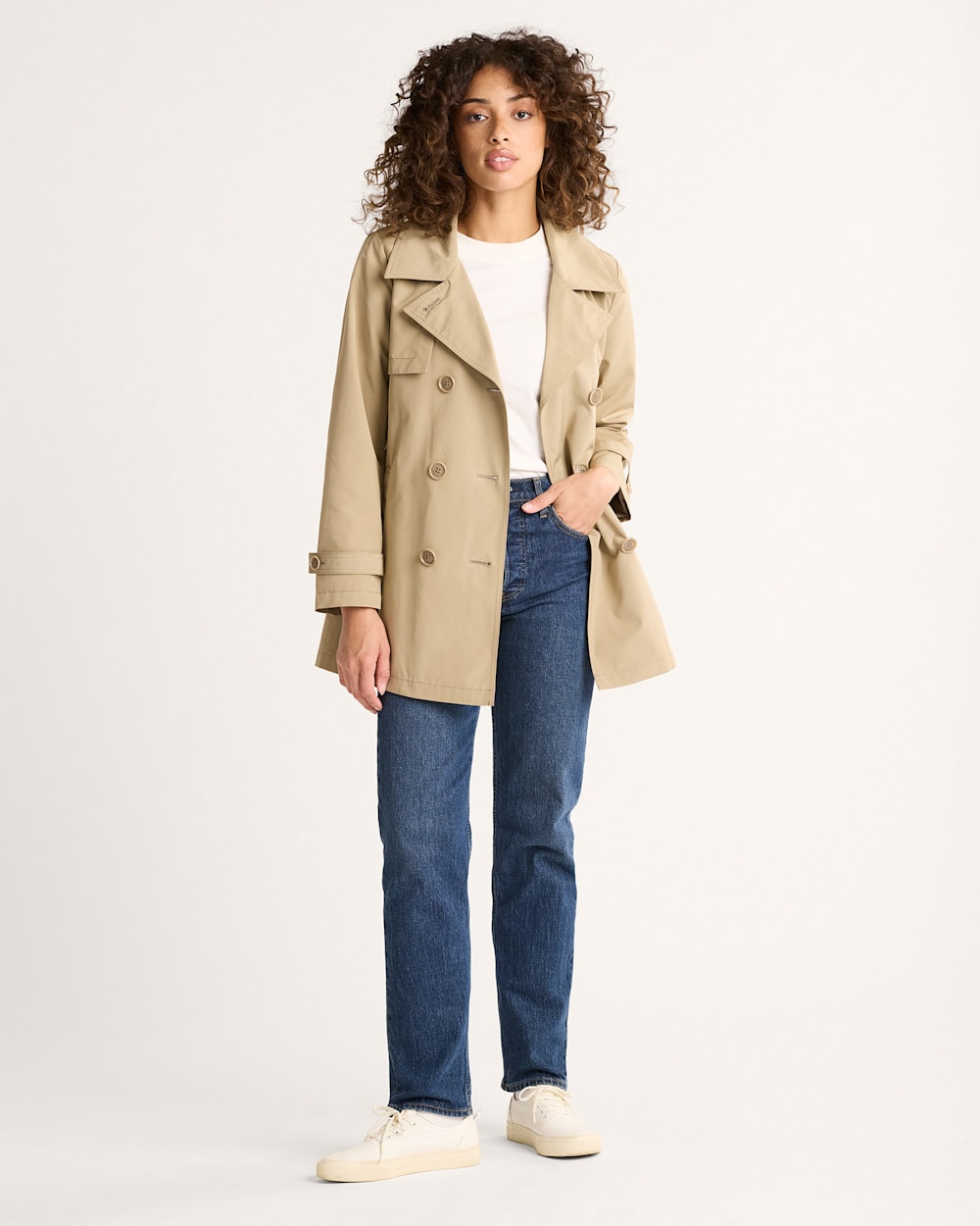PENDLETON WOMEN'S MARLENE CLASSIC SHORT TRENCH COAT
