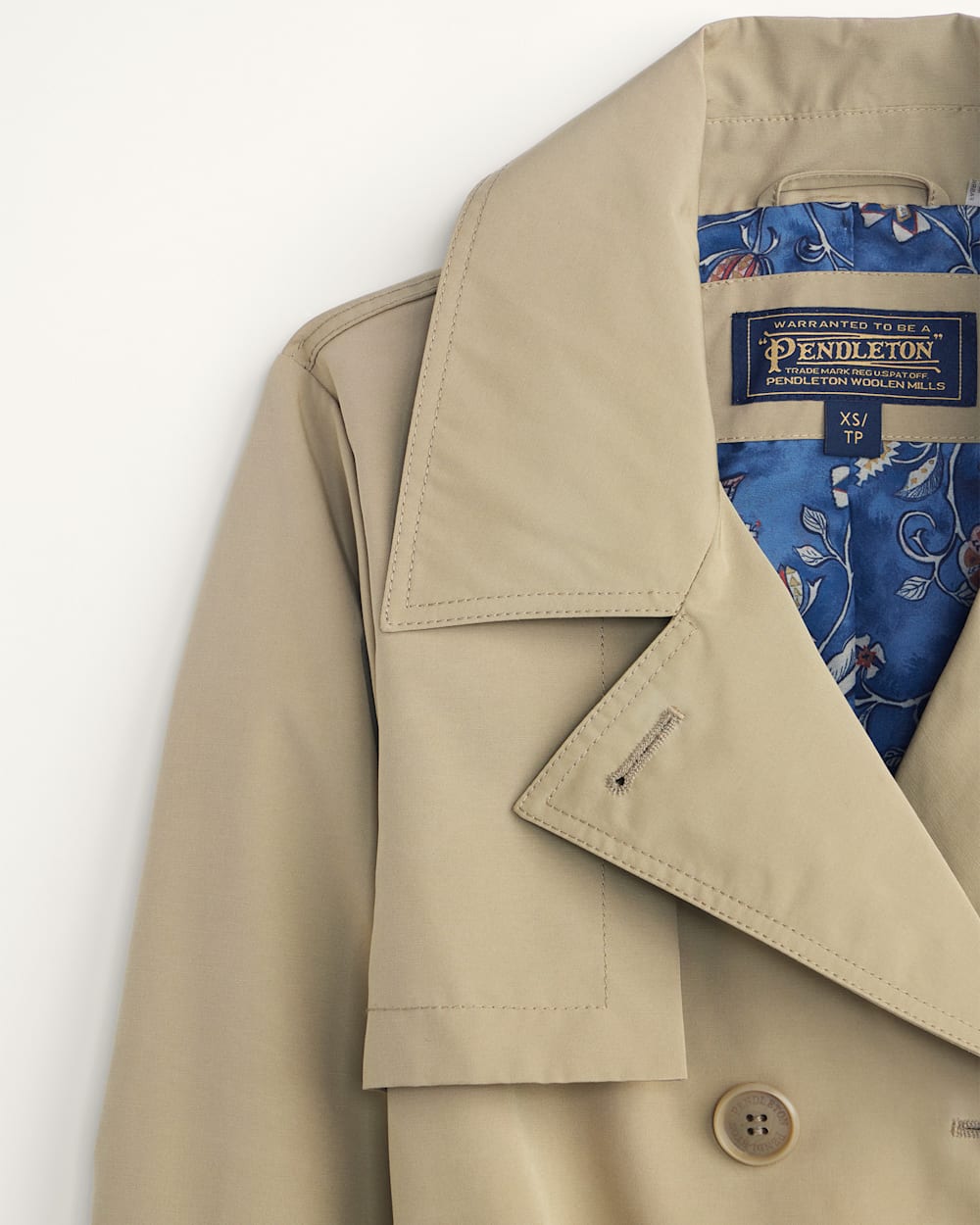 PENDLETON WOMEN'S MARLENE CLASSIC SHORT TRENCH COAT