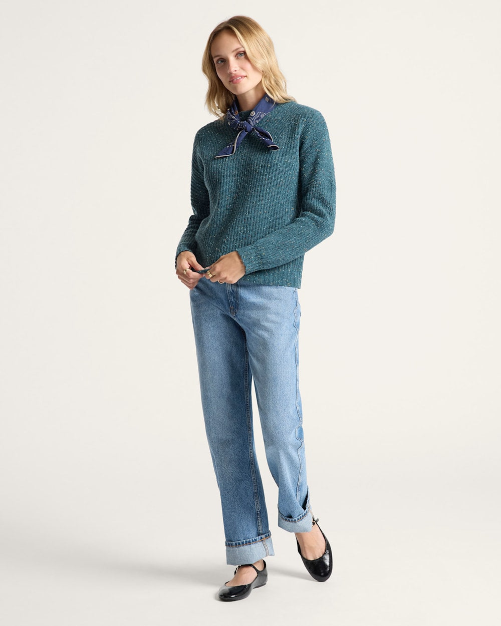 PENDLETON WOMEN'S DONEGAL EYELET SWEATER