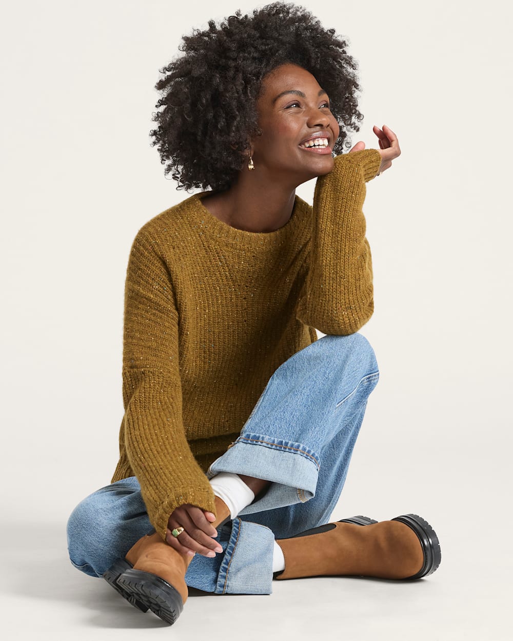 PENDLETON WOMEN'S DONEGAL EYELET SWEATER