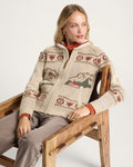 PENDLETON WOMEN'S ALPINE LAMBSWOOL ZIP CARDIGAN