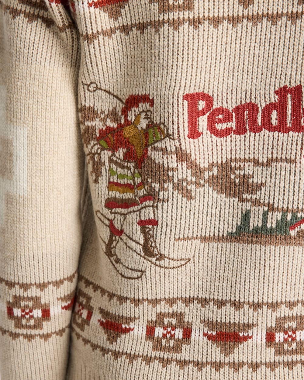 PENDLETON WOMEN'S ALPINE LAMBSWOOL ZIP CARDIGAN