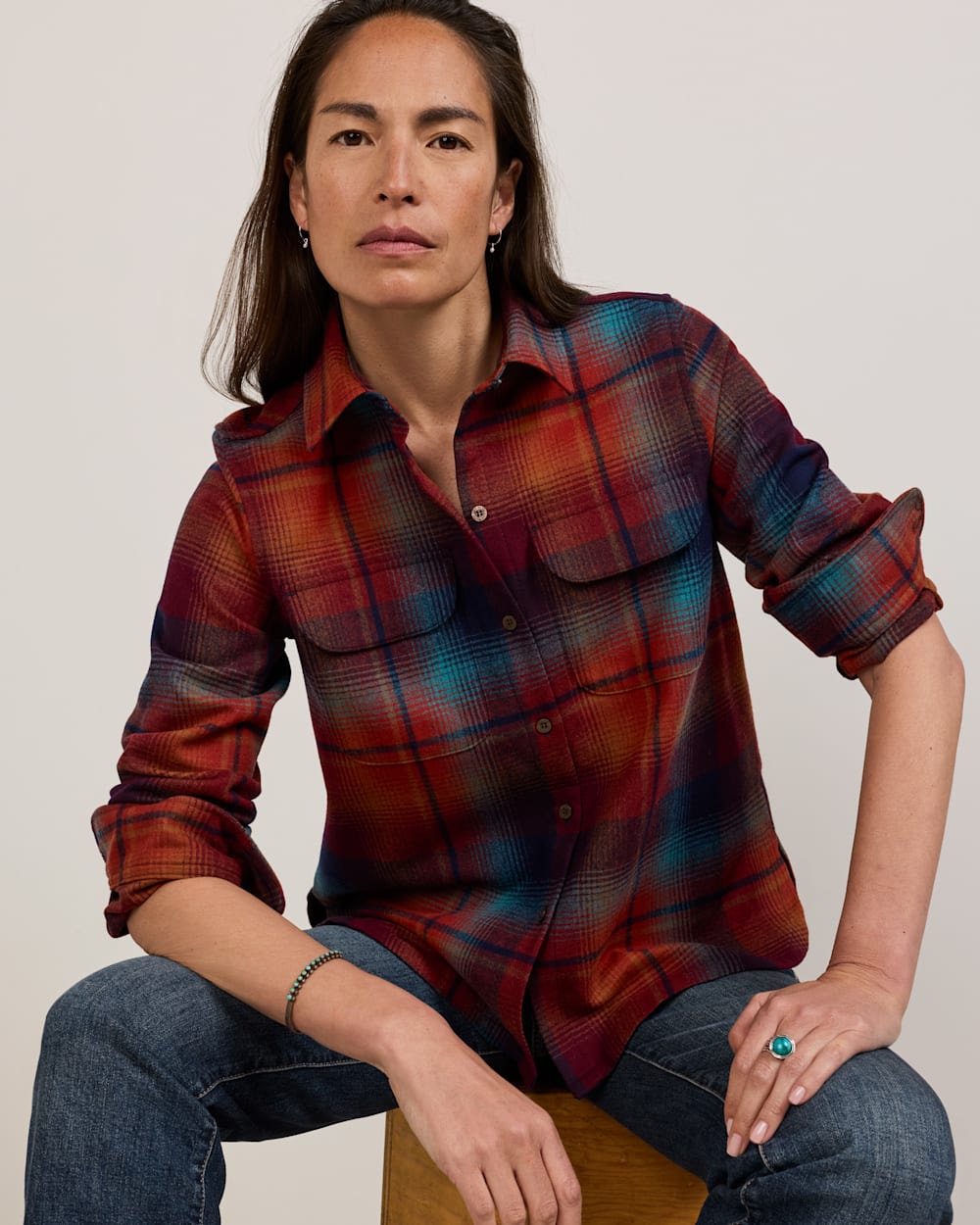PENDLETON WOMEN'S PLAID BOARD SHIRT