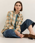 PENDLETON WOMEN'S PLAID COTTON FLANNEL RELAXED SHIRT