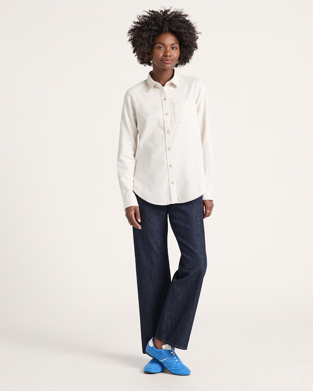 PENDLETON WOMEN'S COTTON FLANNEL RELAXED SHIRT