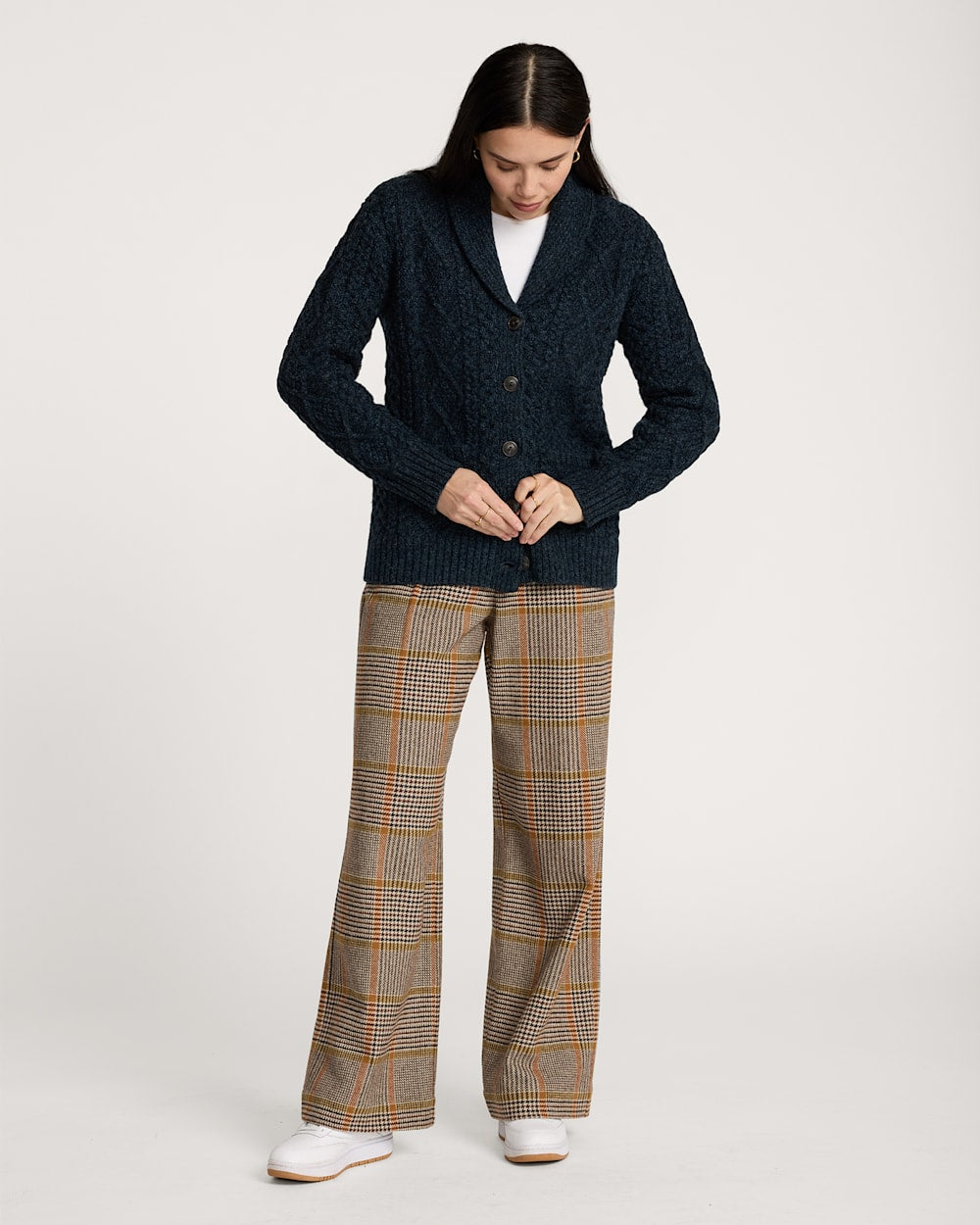 PENDLETON WOMEN'S FISHERMAN WOOL CARDIGAN