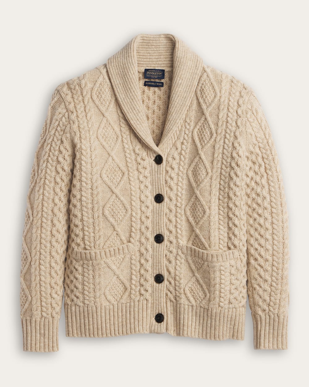 PENDLETON WOMEN'S FISHERMAN WOOL CARDIGAN