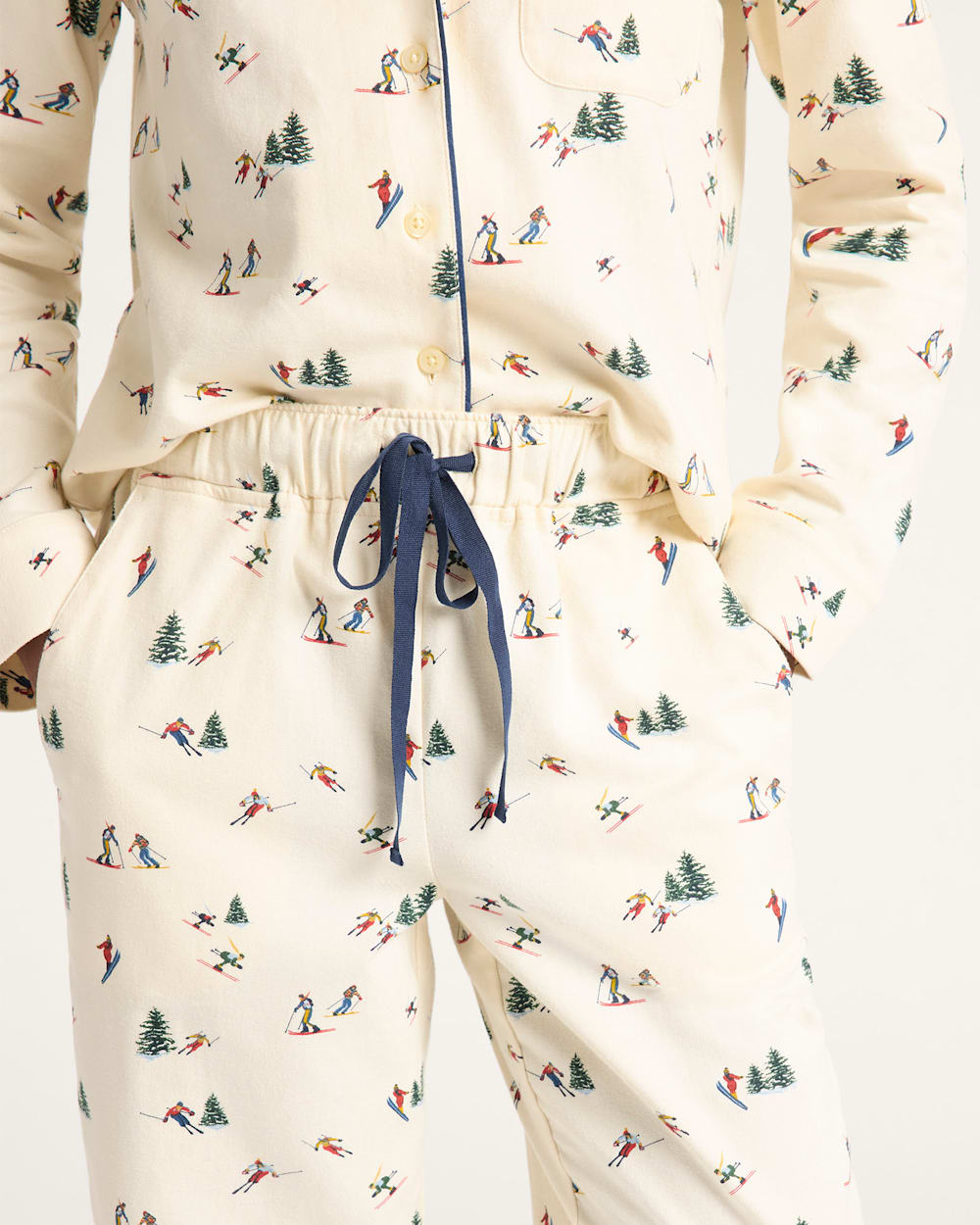 PENDLETON WOMEN'S SKI PRINT FLANNEL PAJAMA SET