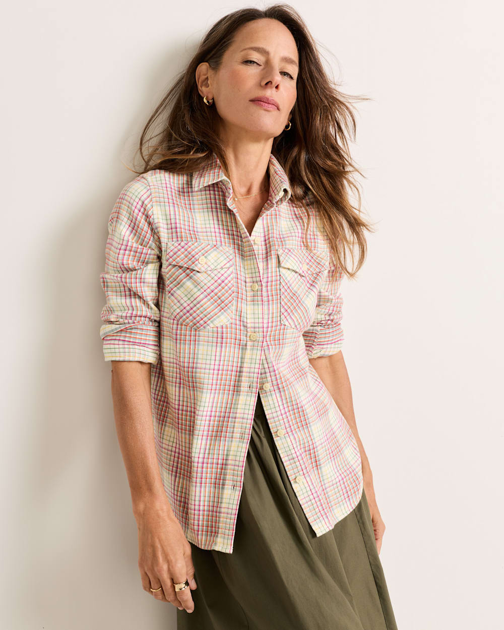PENDLETON WOMEN'S RILEY PLAID FLANNEL SHIRT