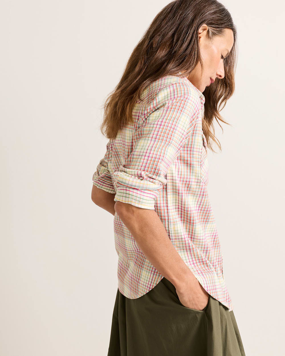 PENDLETON WOMEN'S RILEY PLAID FLANNEL SHIRT