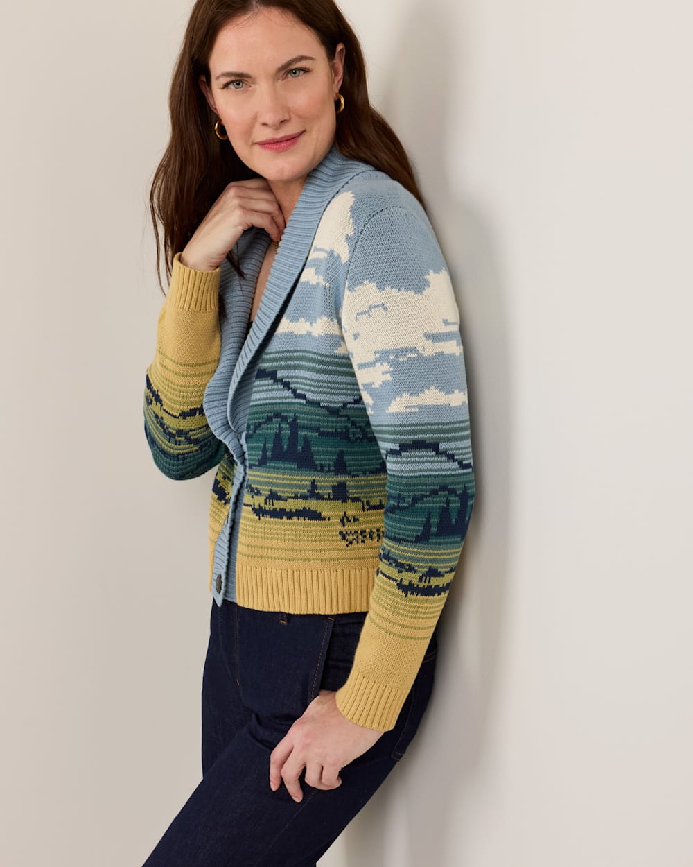 PENDLETON WOMEN'S BIG SKY COTTON CARDIGAN