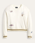 PENDLETON WOMEN'S LAKESIDE EMBROIDERED FRENCH TERRY PULLOVER