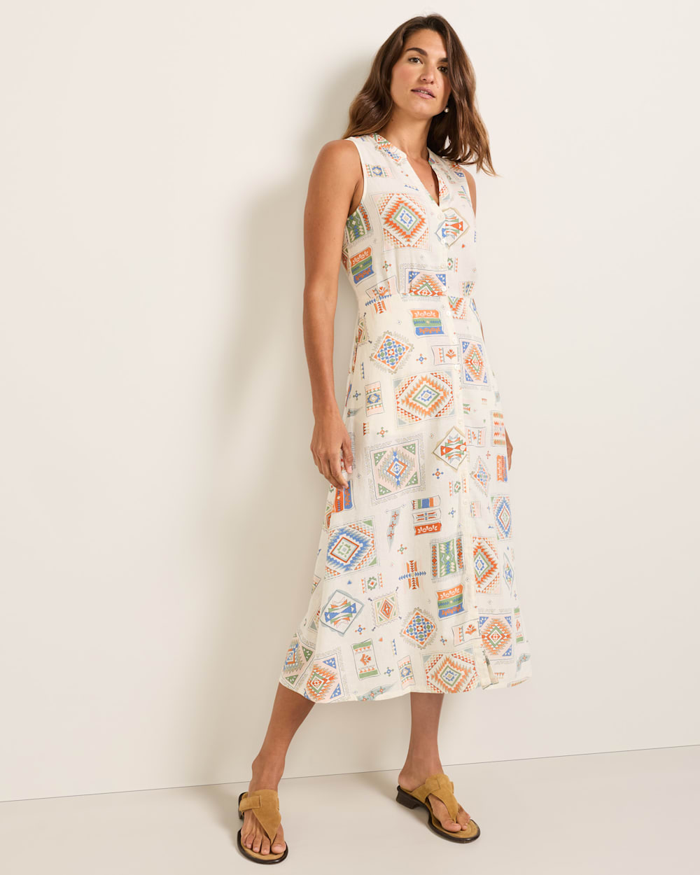 PENDLETON WOMEN'S LANA SLEEVELESS LINEN DRESS