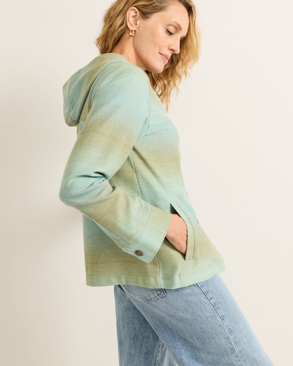 PENDLETON WOMEN'S OMBRE TRAILSIDE WOOL HOODIE