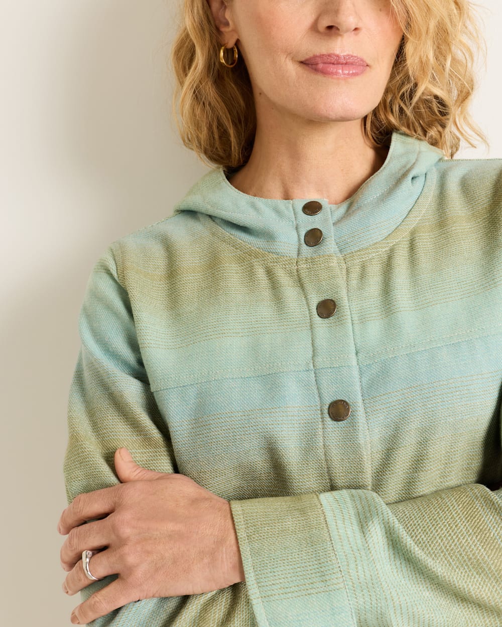 PENDLETON WOMEN'S OMBRE TRAILSIDE WOOL HOODIE