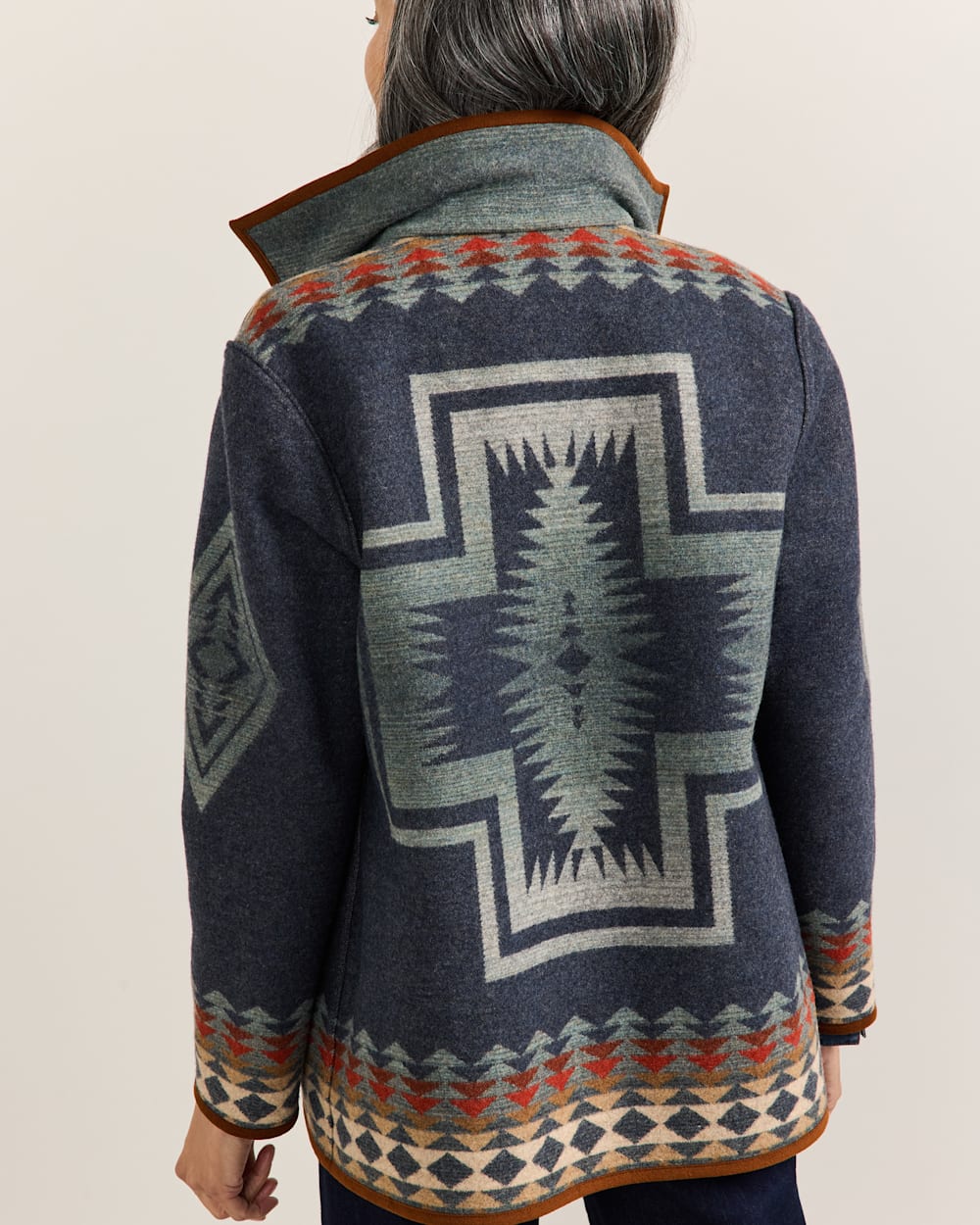 PENDLETON WOMEN'S HARDING REVERSIBLE WOOL COAT