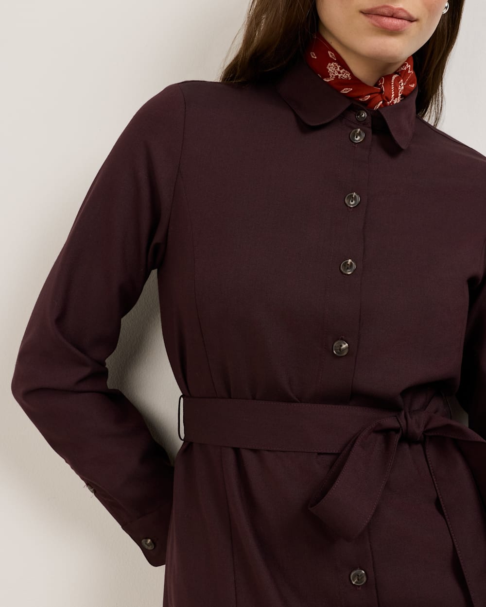 PENDLETON WOMEN'S WORSTED WOOL SHIRT DRESS