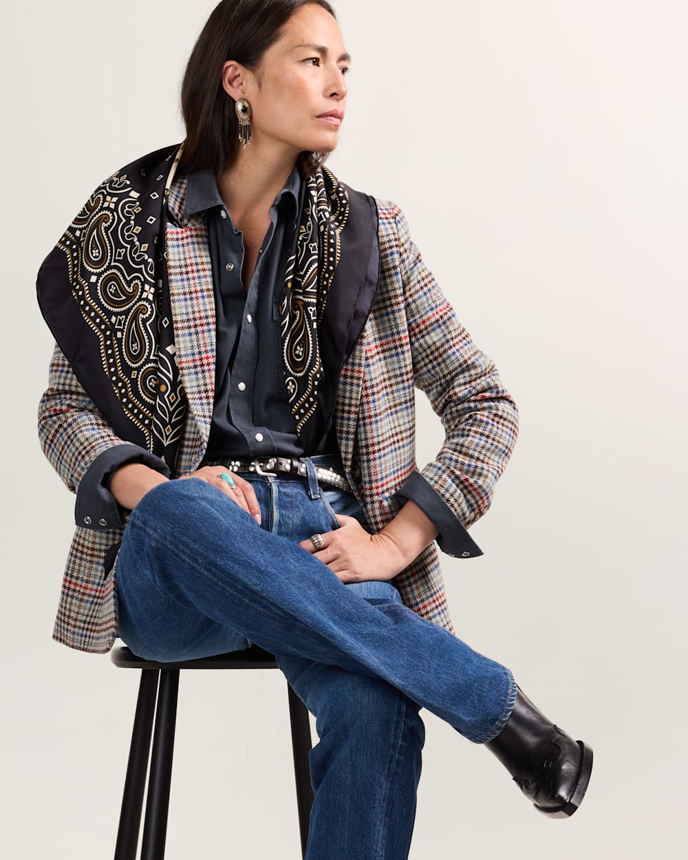 PENDLETON WOMEN'S TWEED WOOL BLAZER