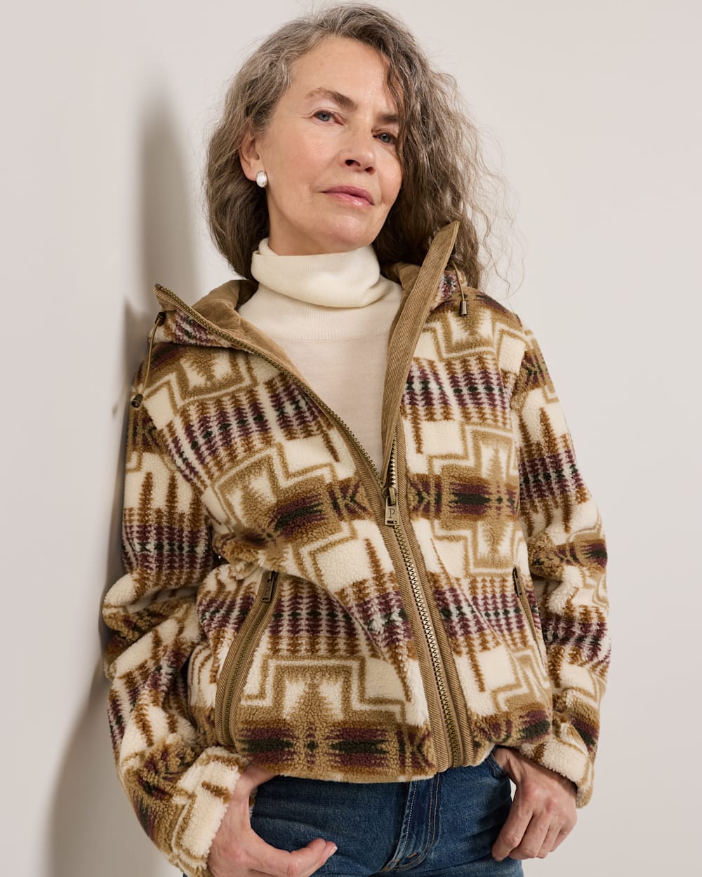 PENDLETON WOMEN'S HARDING COTTONWOOD FLEECE HOODIE