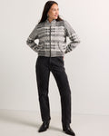 PENDLETON WOMEN'S TEXTURED WOOL BOMBER JACKET