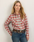 PENDLETON WOMEN'S PLAID WOOL GAMBLER SHIRT