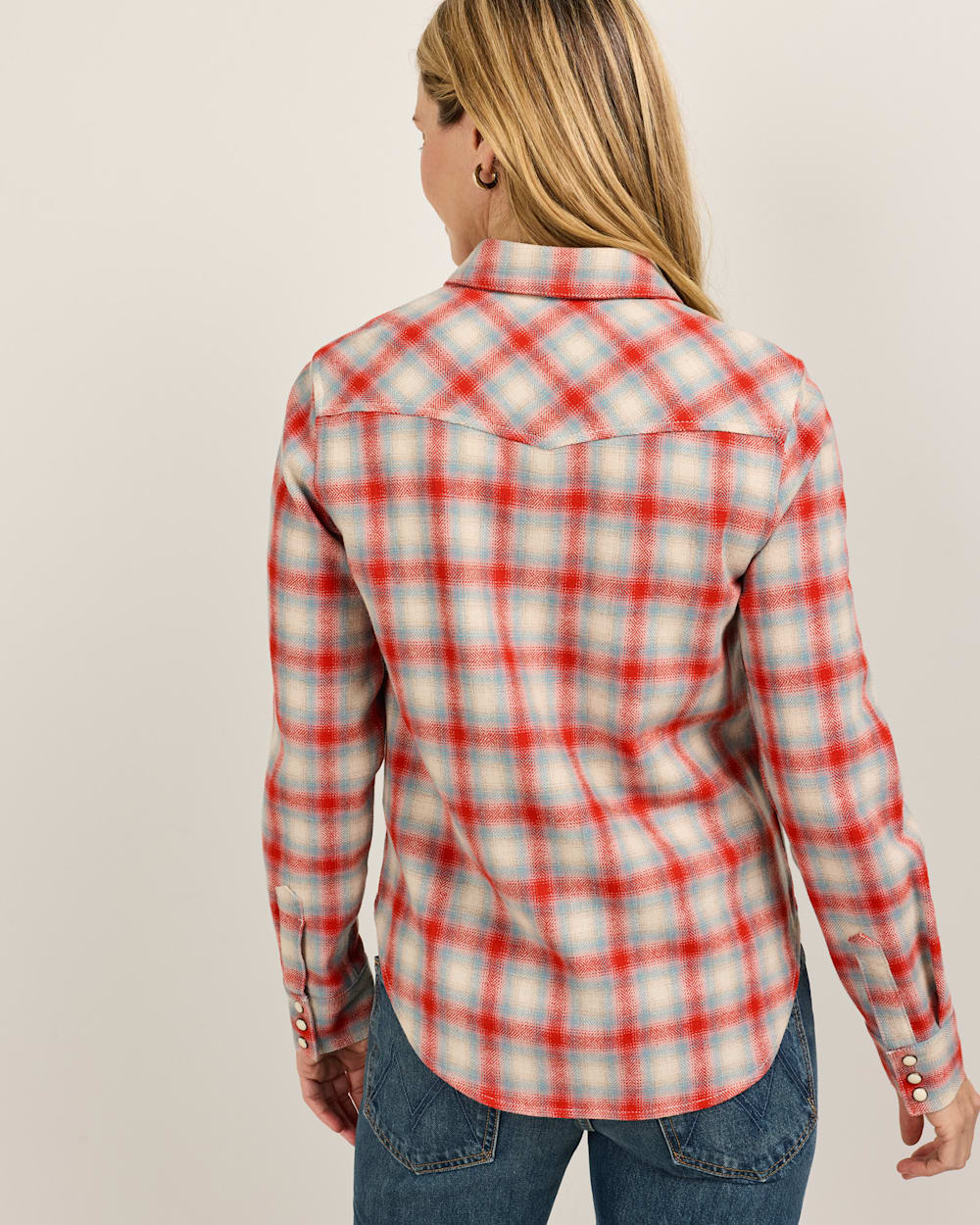 PENDLETON WOMEN'S PLAID WOOL GAMBLER SHIRT