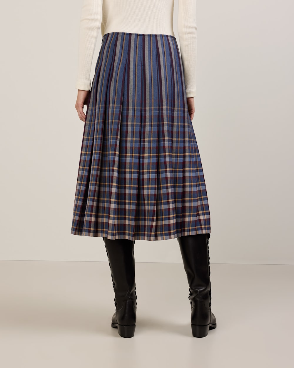 PENDLETON WOMEN'S WORSTED WOOL PLEATED SKIRT
