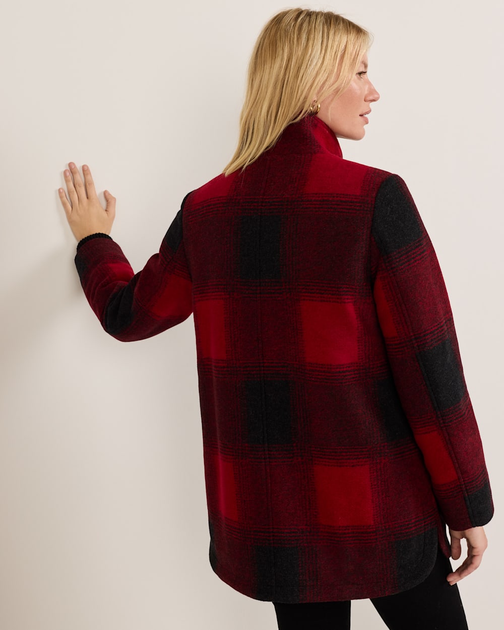 PENDLETON WOMEN'S PLAID WOOL COAT