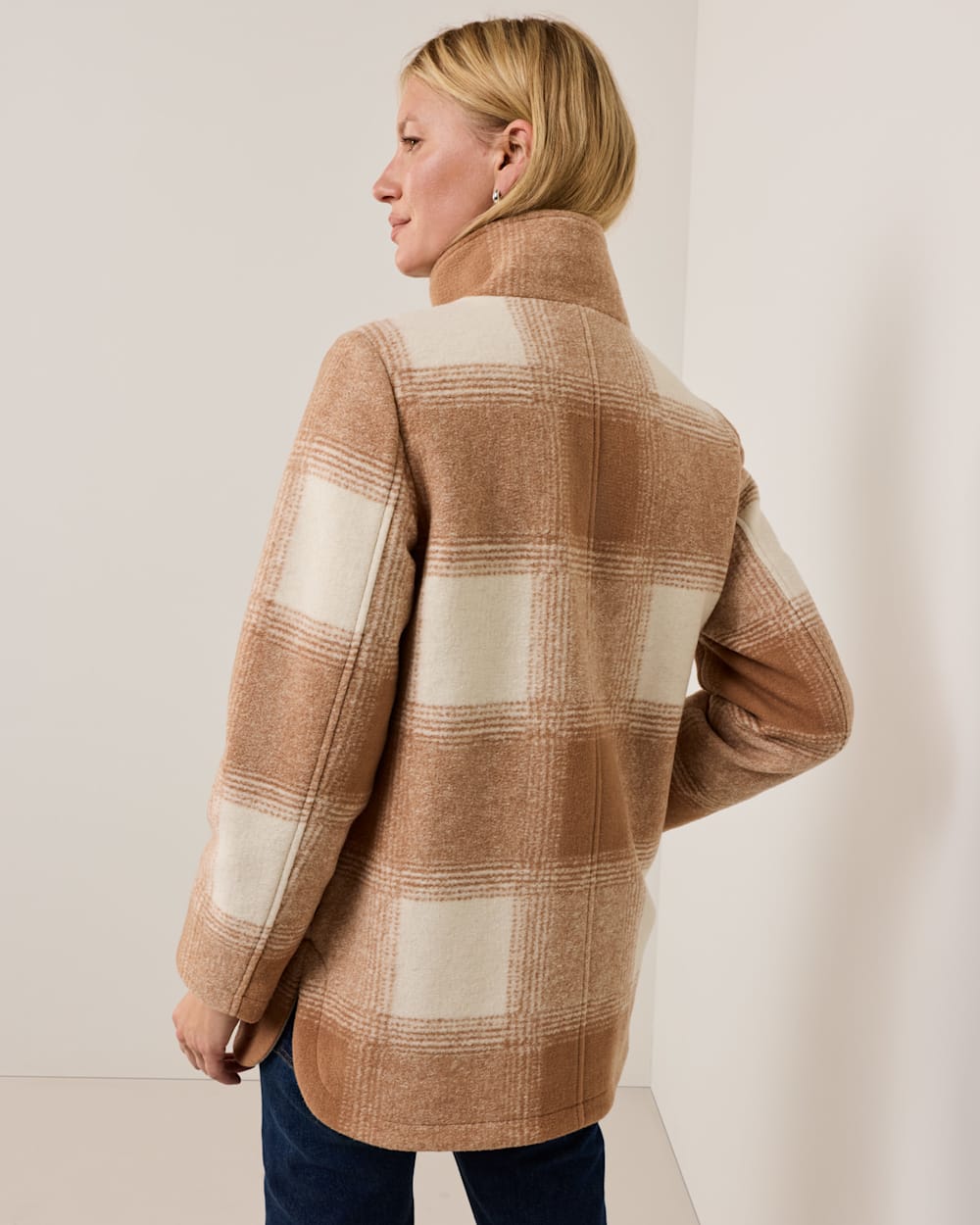 PENDLETON WOMEN'S PLAID WOOL COAT