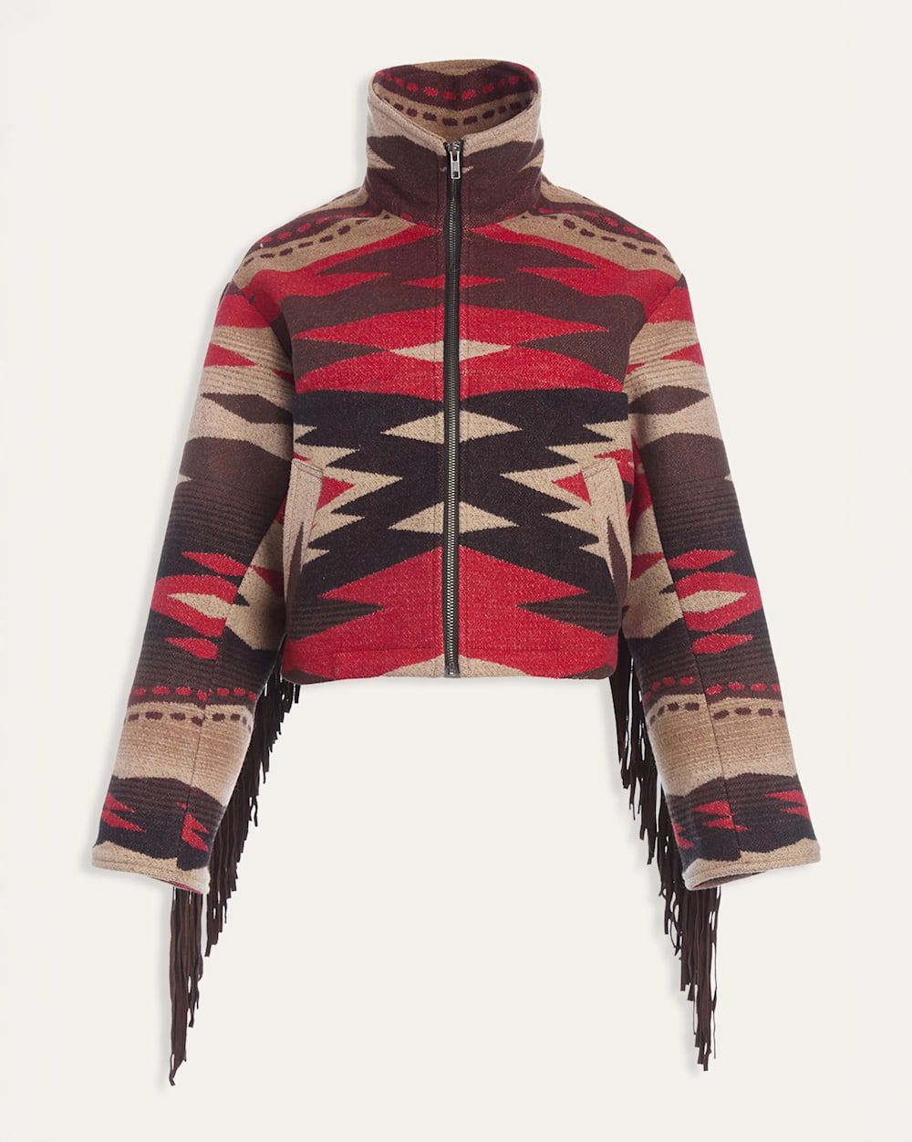 PENDLETON LINDSEY THORNBURG X PENDLETON FRINGED ARCHER JACKET