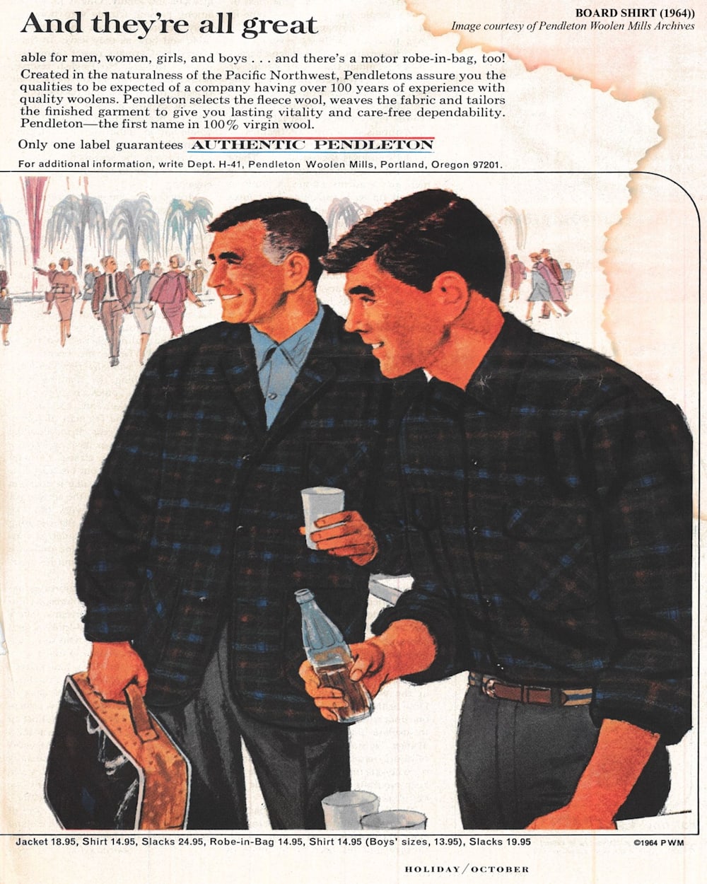 PENDLETON MEN'S PLAID BOARD SHIRT