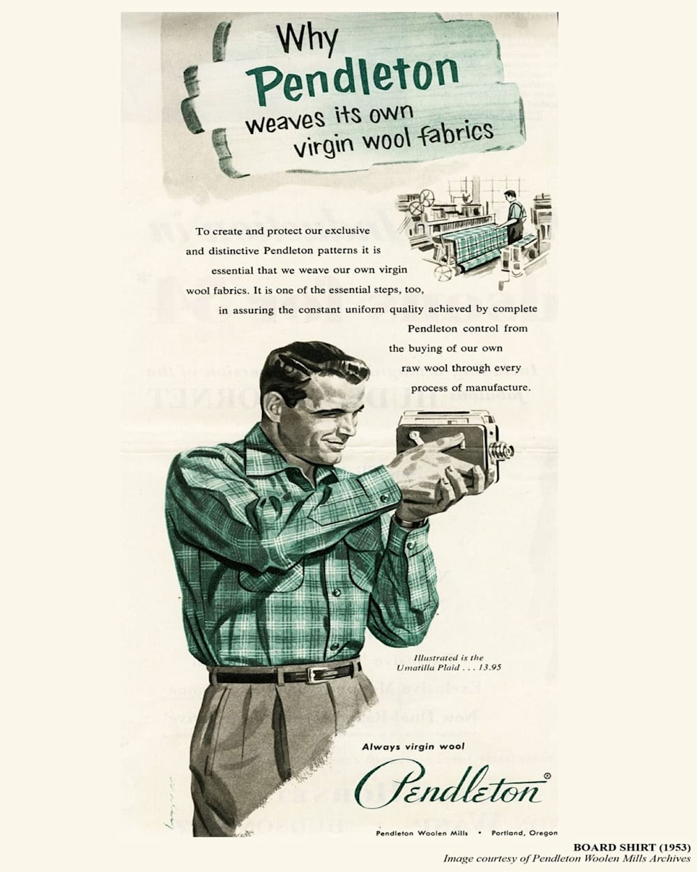 PENDLETON MEN'S PLAID BOARD SHIRT