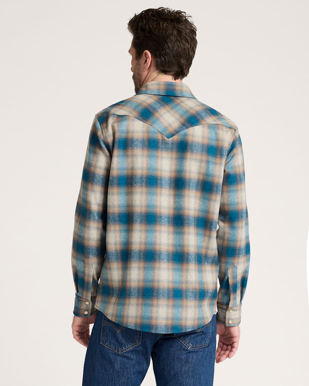 PENDLETON MEN'S PLAID SNAP-FRONT WESTERN CANYON SHIRT