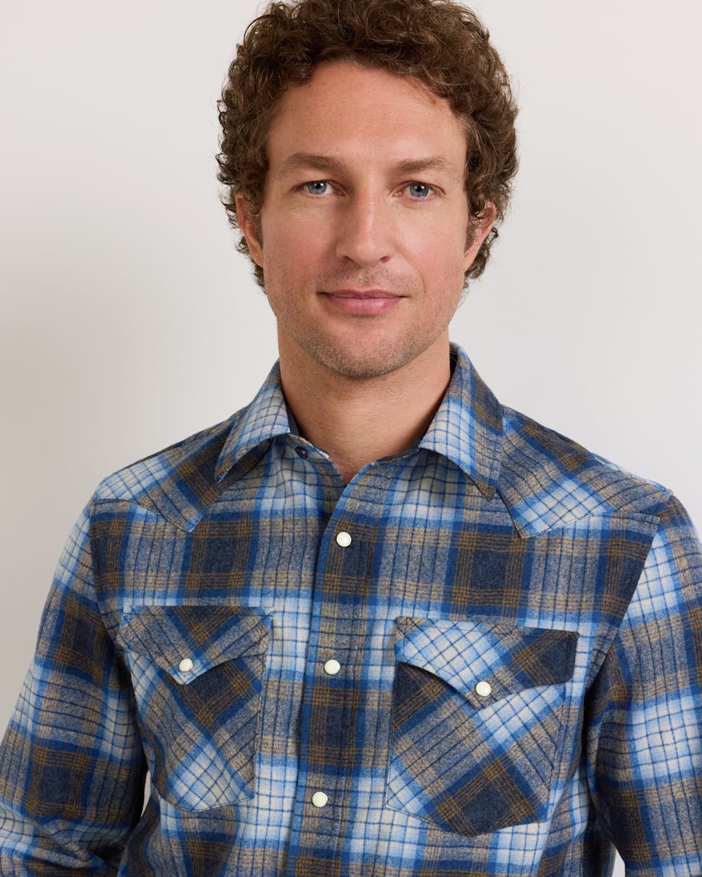 PENDLETON MEN'S PLAID SNAP-FRONT WESTERN CANYON SHIRT