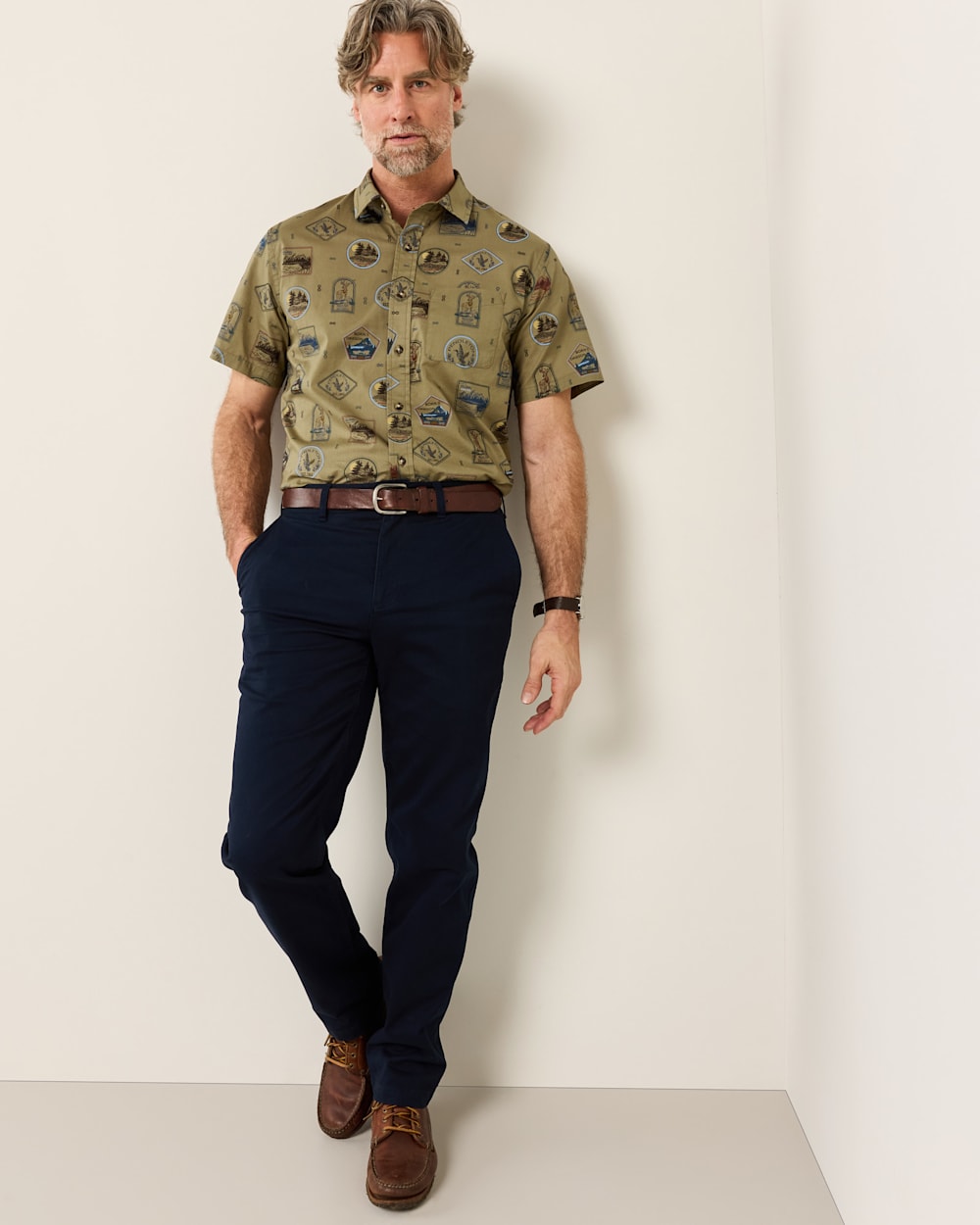 PENDLETON MEN'S SHORT-SLEEVE NATIONAL PARK SHORELINE SHIRT