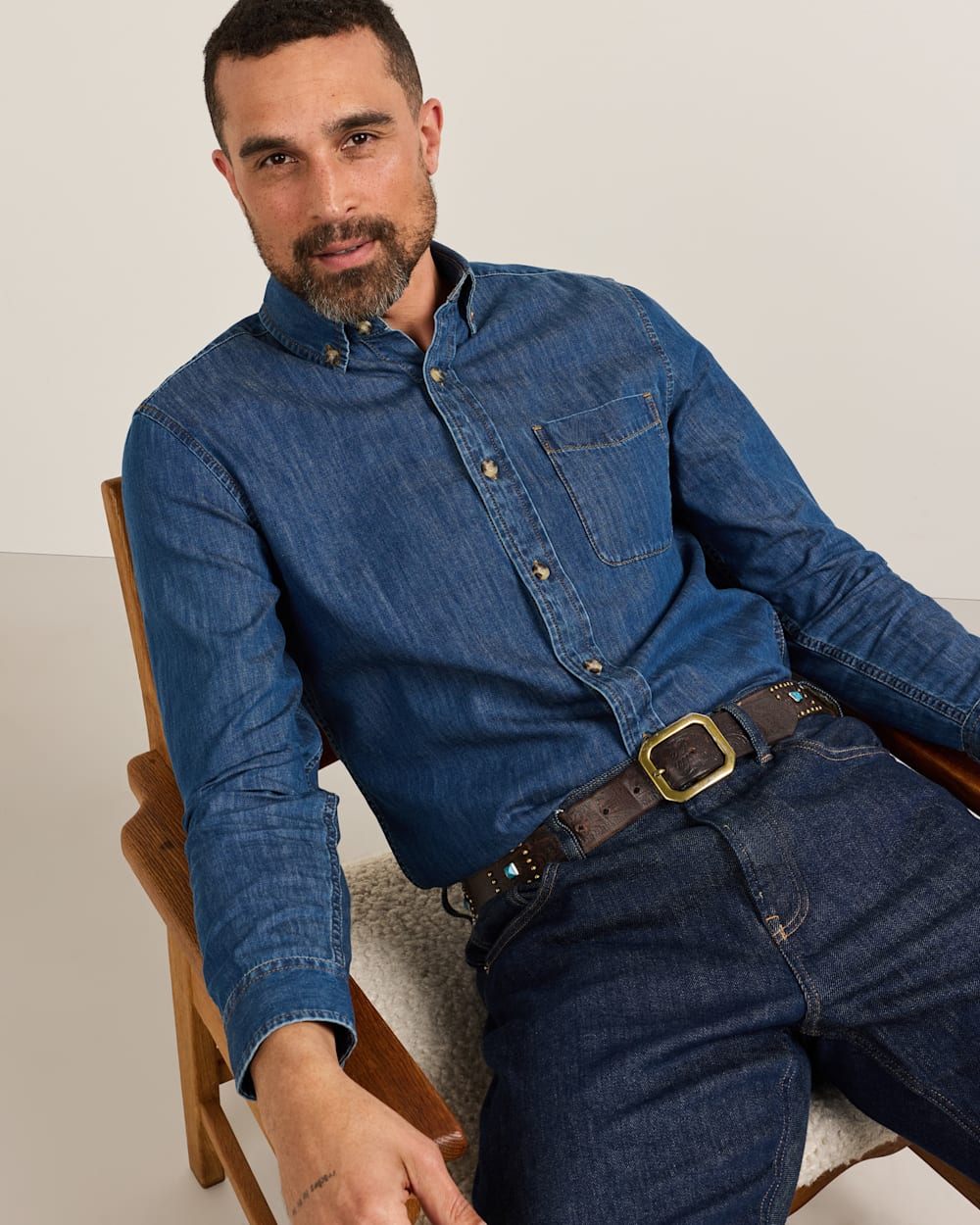 PENDLETON MEN'S RILEY DENIM SHIRT