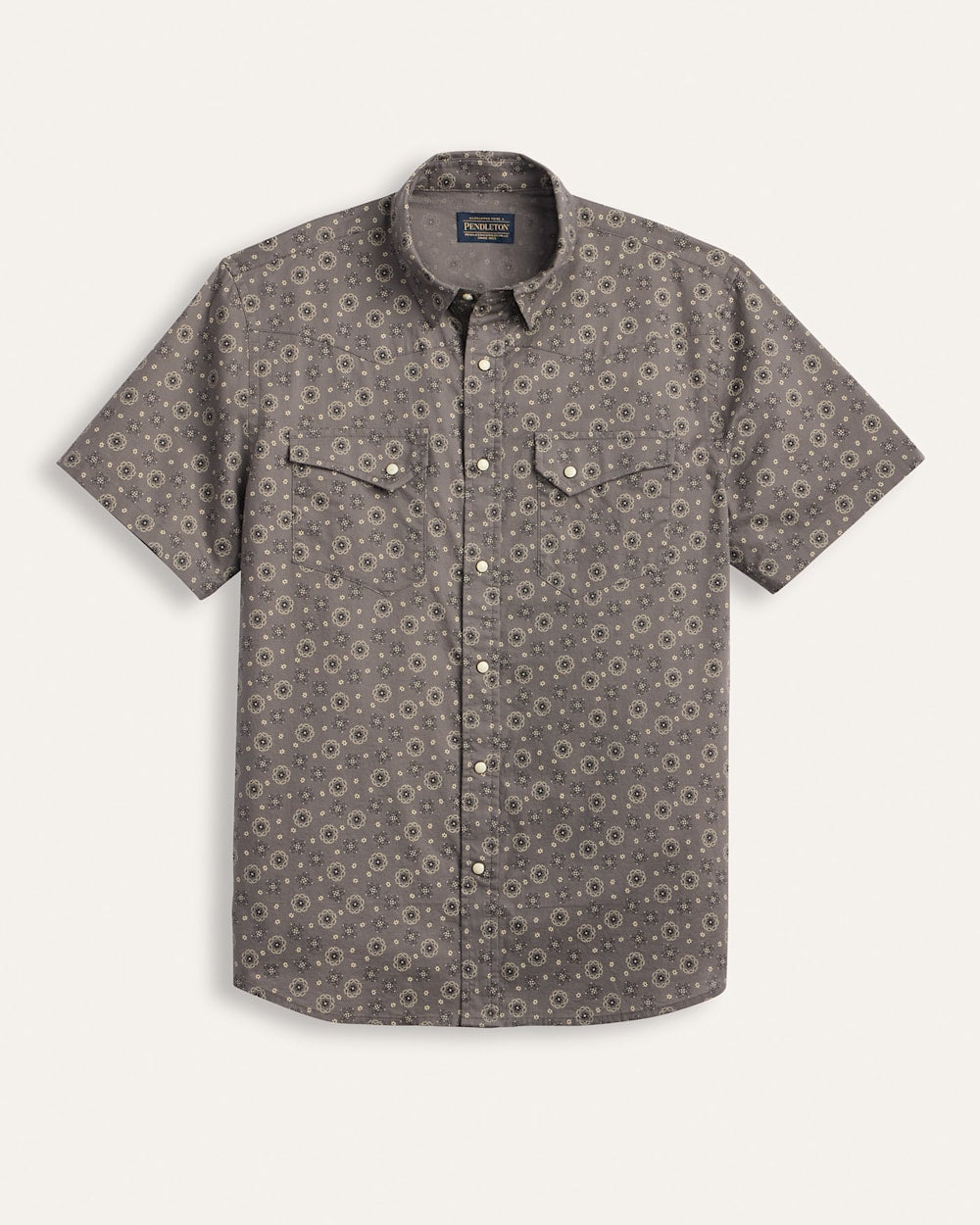 PENDLETON MEN'S SHORT-SLEEVE LARAMIE SNAP-FRONT SHIRT