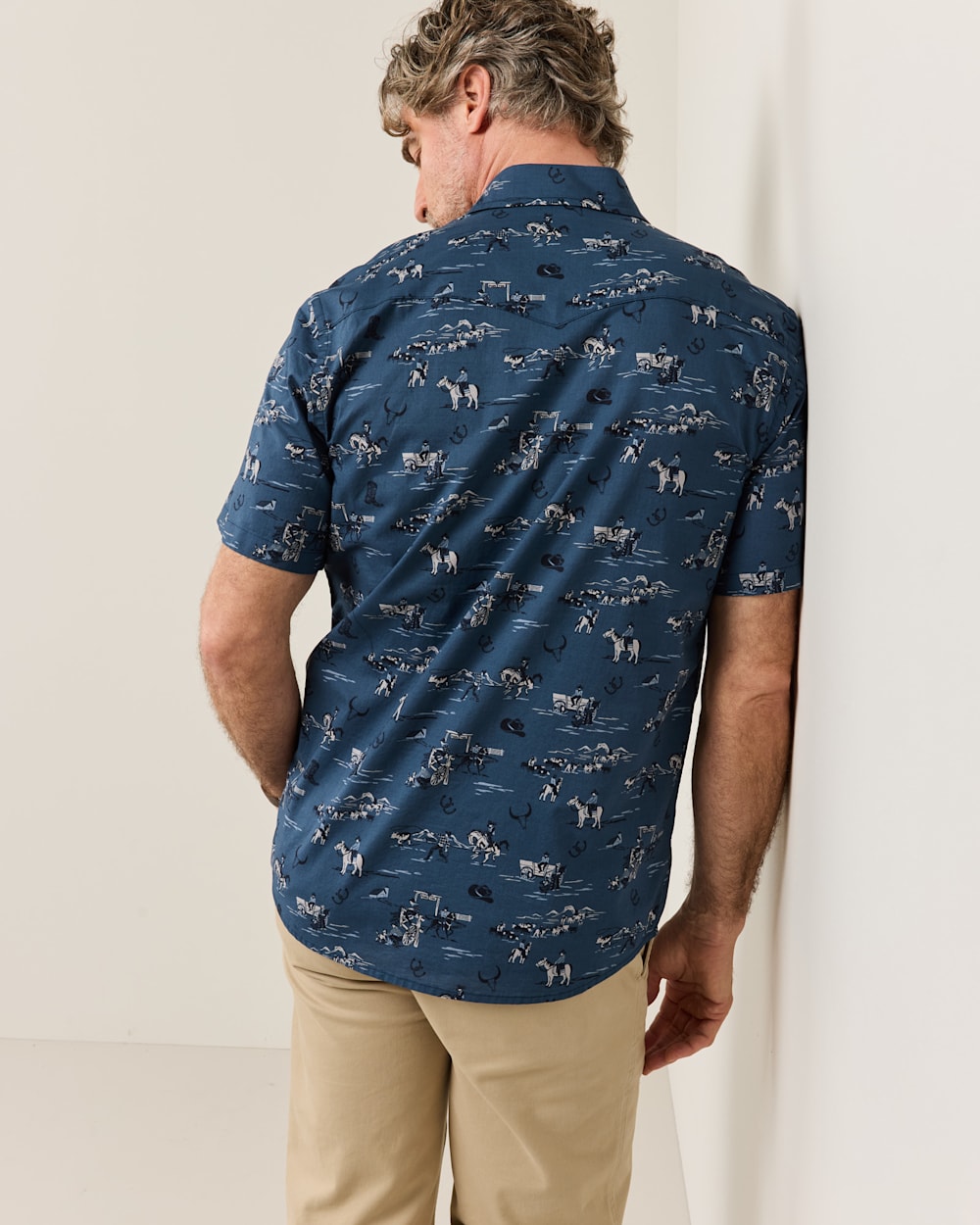 PENDLETON MEN'S SHORT-SLEEVE LARAMIE SNAP-FRONT SHIRT