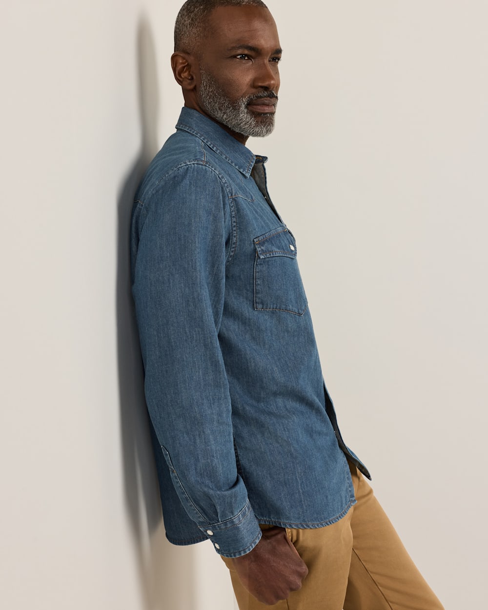 PENDLETON MEN'S GAMBLER DENIM SHIRT