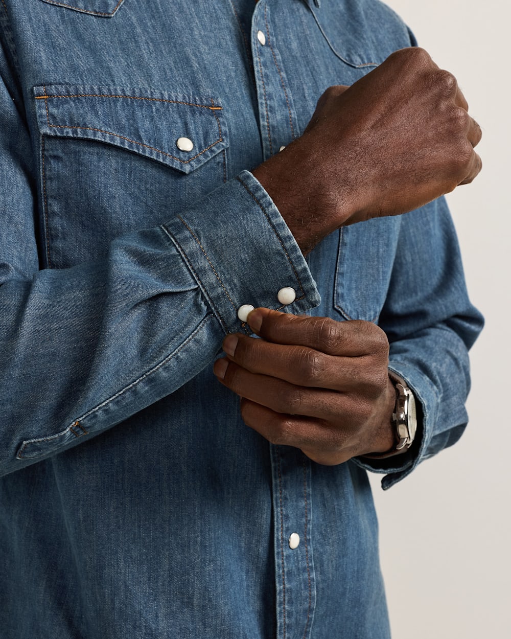 PENDLETON MEN'S GAMBLER DENIM SHIRT