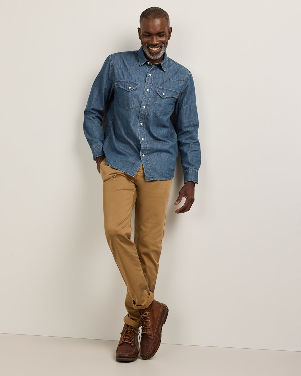 PENDLETON MEN'S GAMBLER DENIM SHIRT