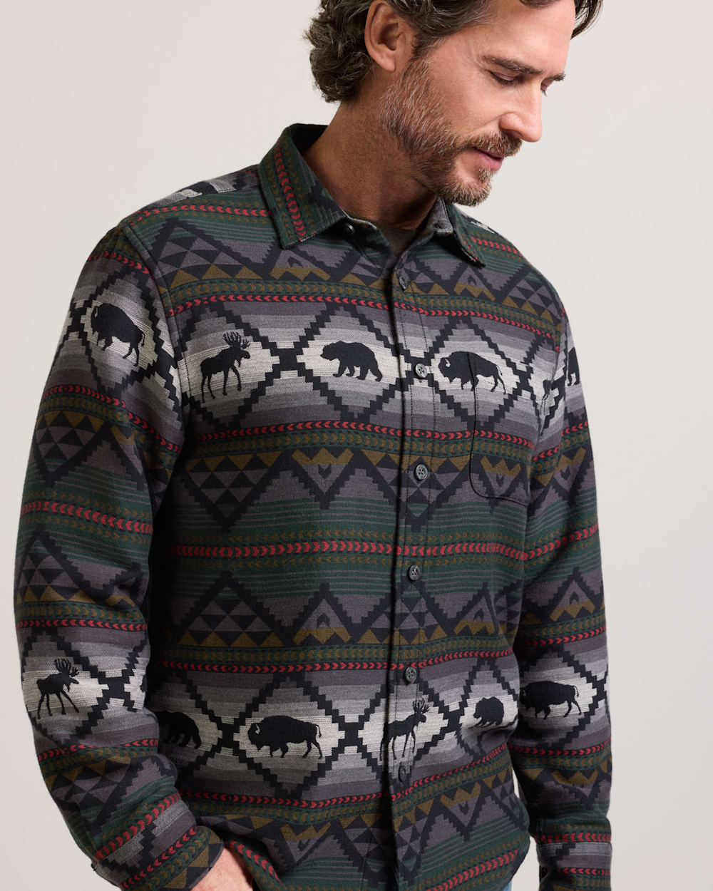 PENDLETON MEN'S LOST TRAIL COTTON CHAMOIS SHIRT
